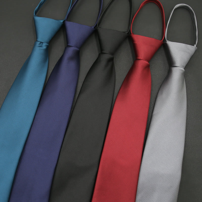 Men's Formal Wear Business Zipper Tie-free view 21