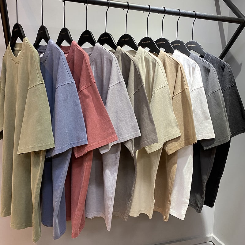 Washed And Worn Dyed Bright White Short Sleeve T-shirt view 2