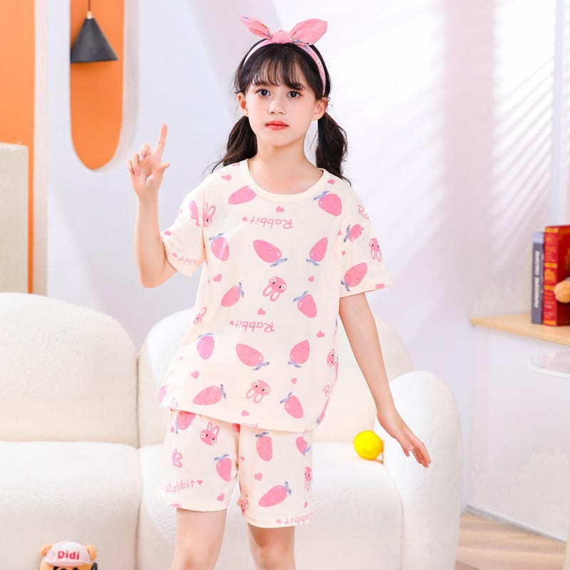 Children's Summer Short-sleeved Suit Homewear view 2