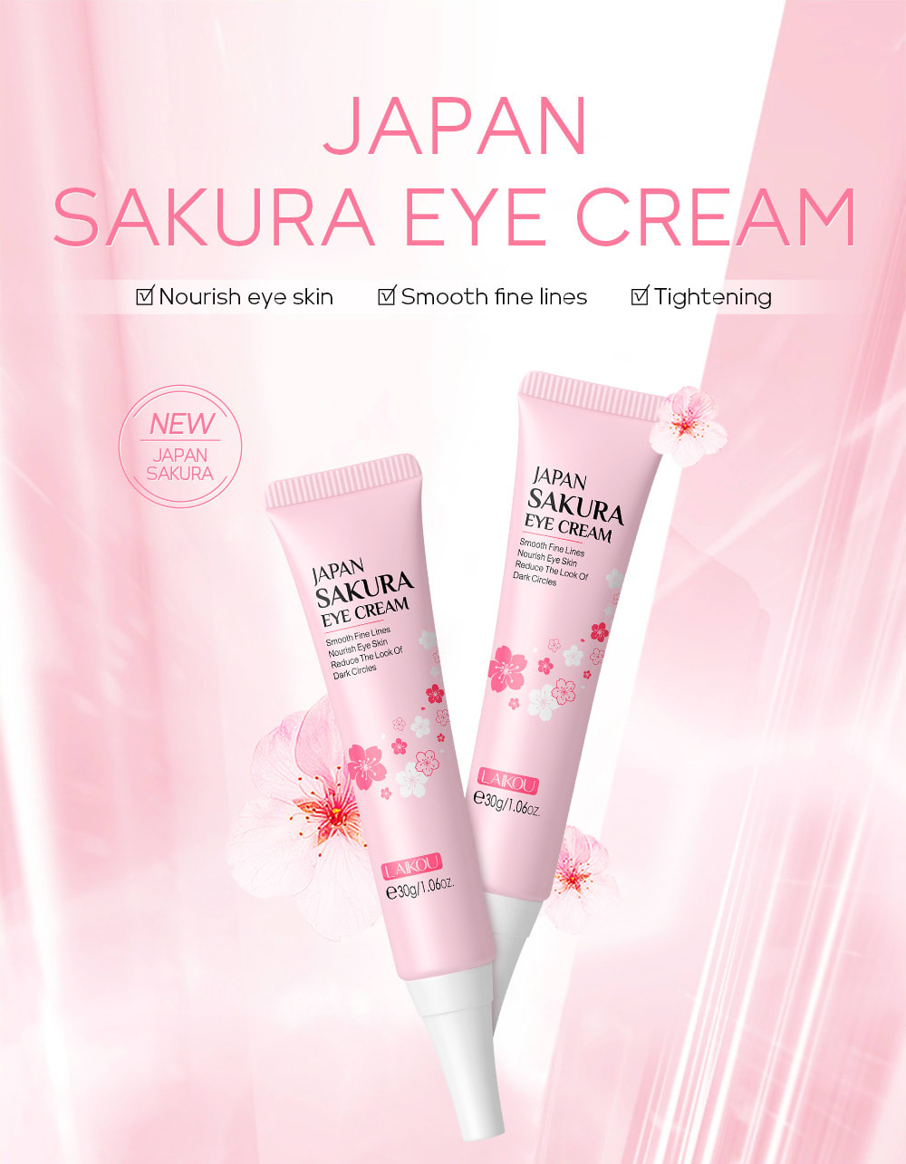 Sakura Eye Cream 30g Moisturizing view 7