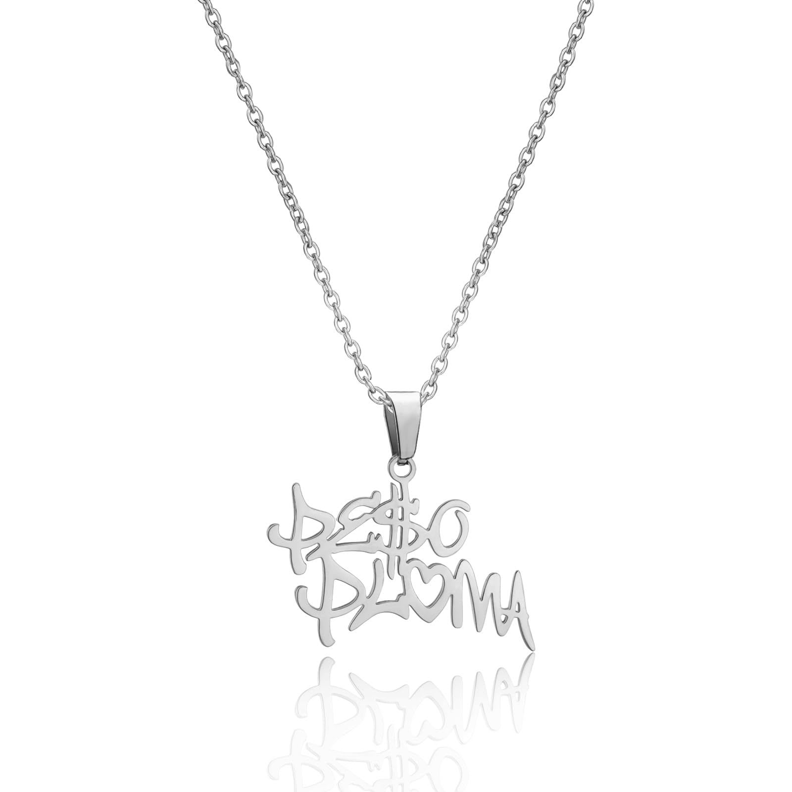 Stainless Steel English Name Necklace For Men And Women view 5