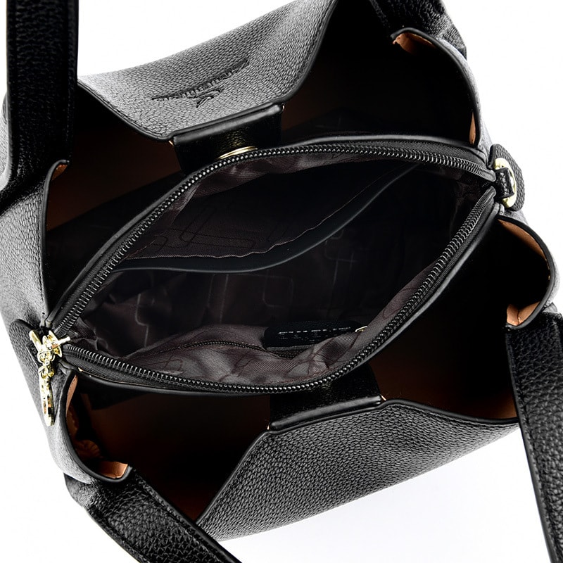 Popular Idle Style Vegetable Pocket Quality Leather Pattern Commuter Women's Elegant Underarm Bag view 4