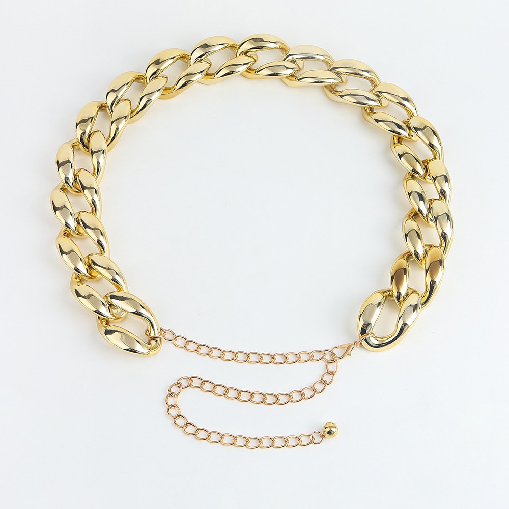 Ladies Decoration Coat Hollow Out Versatile Personality Punk Waist Chain view 20