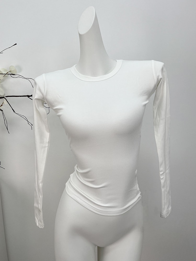 Shoulder Modal Stretch Tight Sports Long Sleeve view 10