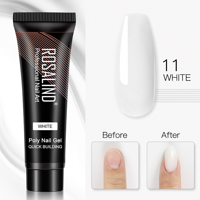 ROSALIND Manicure Extended Glue 15ml Crystal UV view 11