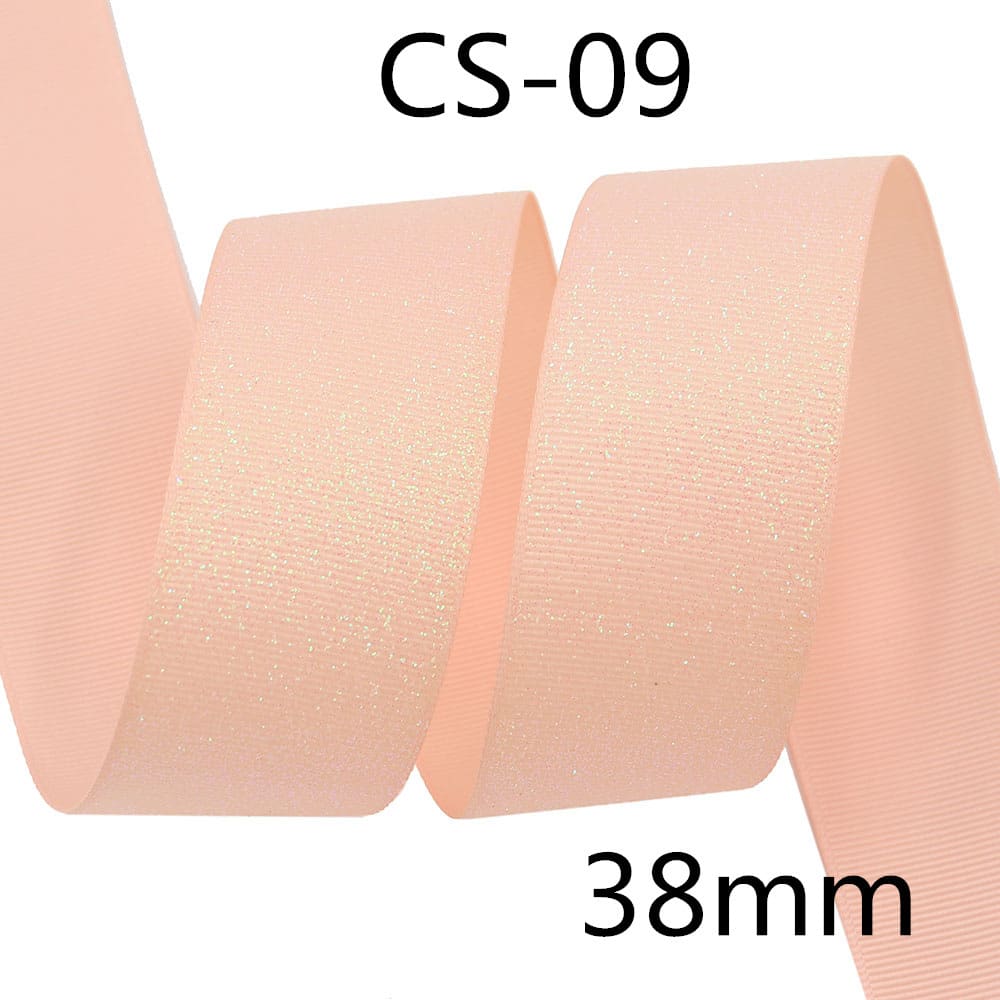Sprinkle Colorful Glittering Powder Scene Decoration Gift Packaging Ribbed Band Silk Ribbon Webbing view 17