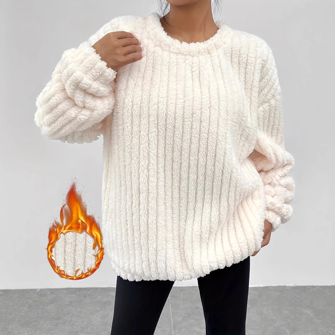 Coral Velvet Pajamas Girls Autumn And Winter Solid Color With Fur Thermal Flannel view 2