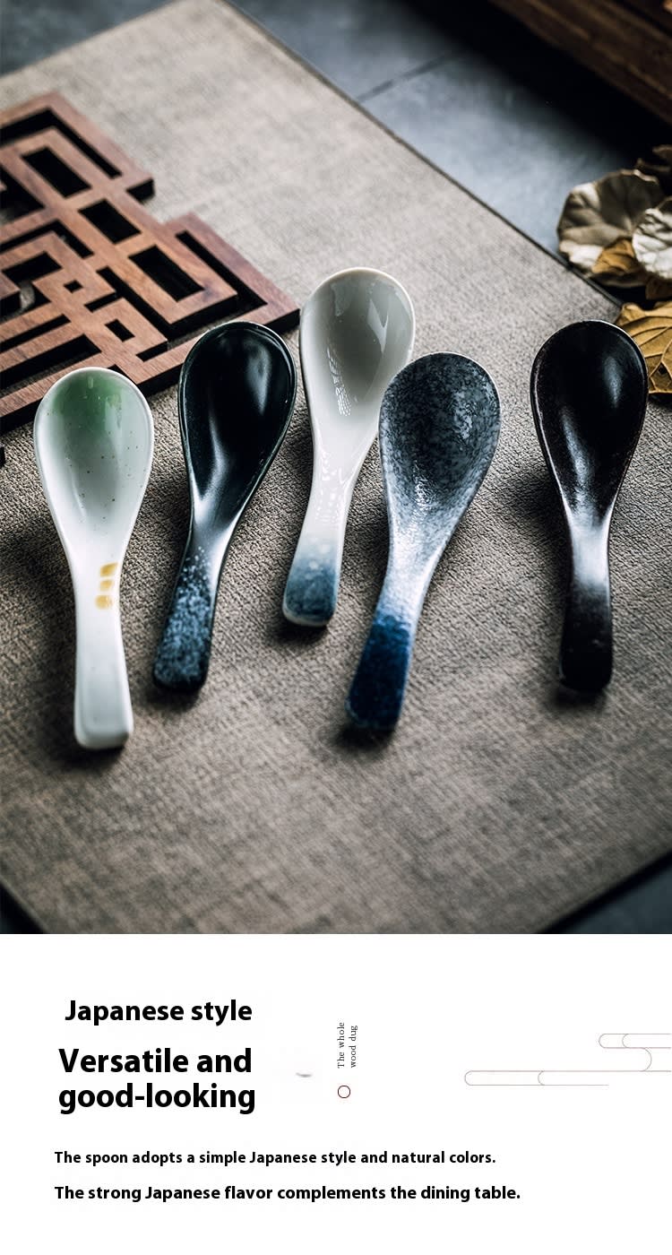 Household Hotel Restaurant Cooking Cutlery Creative Spoon view 14