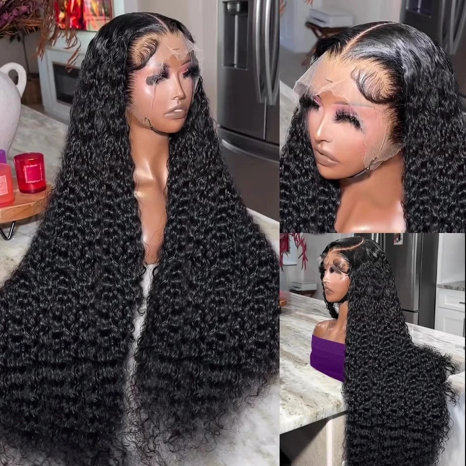 13x6 Front Lace Wig Female Medium Long Curly Hair Hair Cover view 5