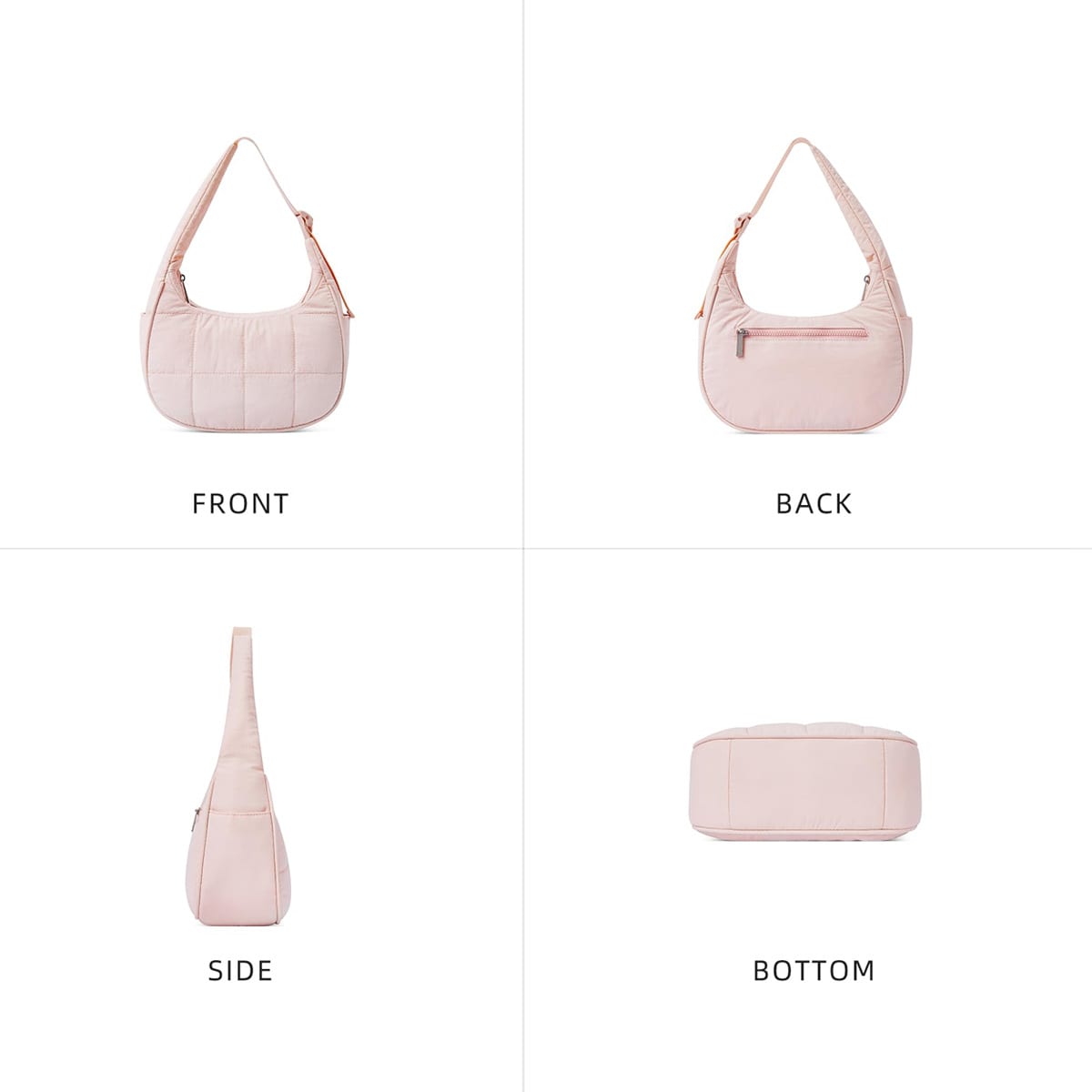Nylon Large Capacity Female Underarm Bag view 11