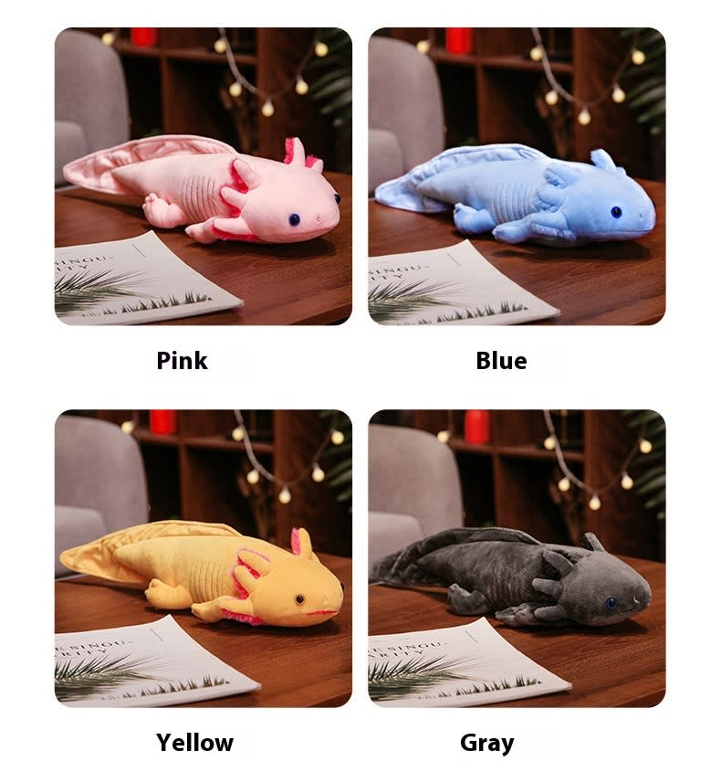 Cute Spotted Hexagonal Dragon Plush Salamander Doll Dinosaur Doll view 3