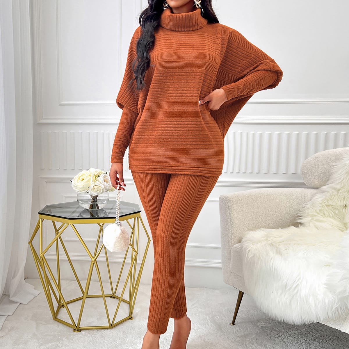 Casual Loose Long Sleeve Women's Suit view 1