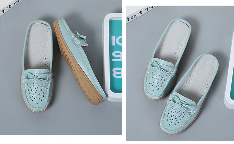 Women's Sandals, Non Slip And Wear-resistant, With A Toe Cap And A Half Trailer In Large Size view 17