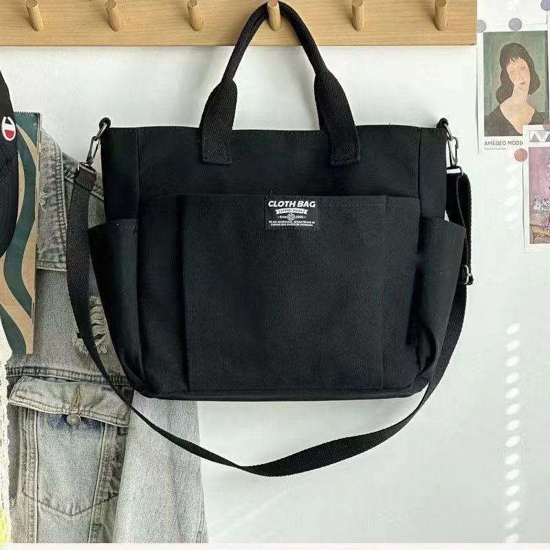 Large Capacity Shoulder Canvas Bag, Commuting Hand Bag view 14
