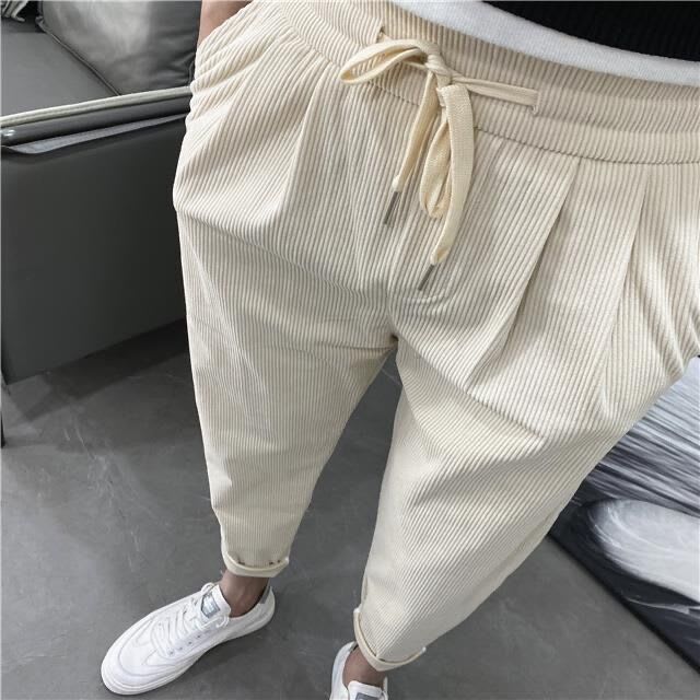 Loose Casual Men's Winter Corduroy Pants view 6