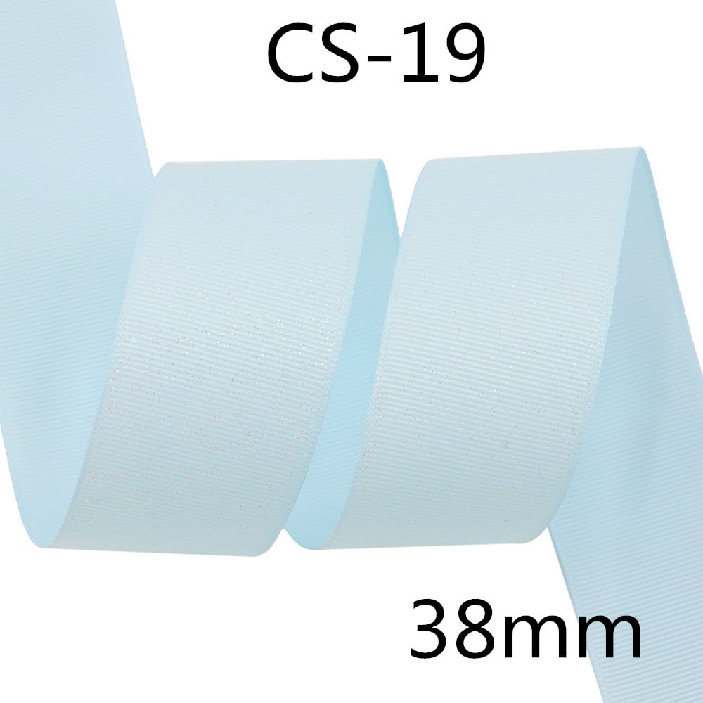 Sprinkle Colorful Glittering Powder Scene Decoration Gift Packaging Ribbed Band Silk Ribbon Webbing view 2