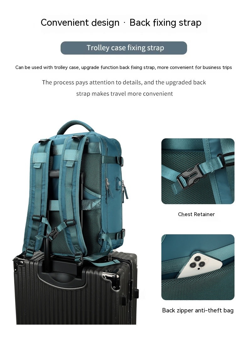 Large Capacity Nylon Travel Waterproof Outdoor Dry Wet Separation Backpack Lightweight Multi-function Bag view 21