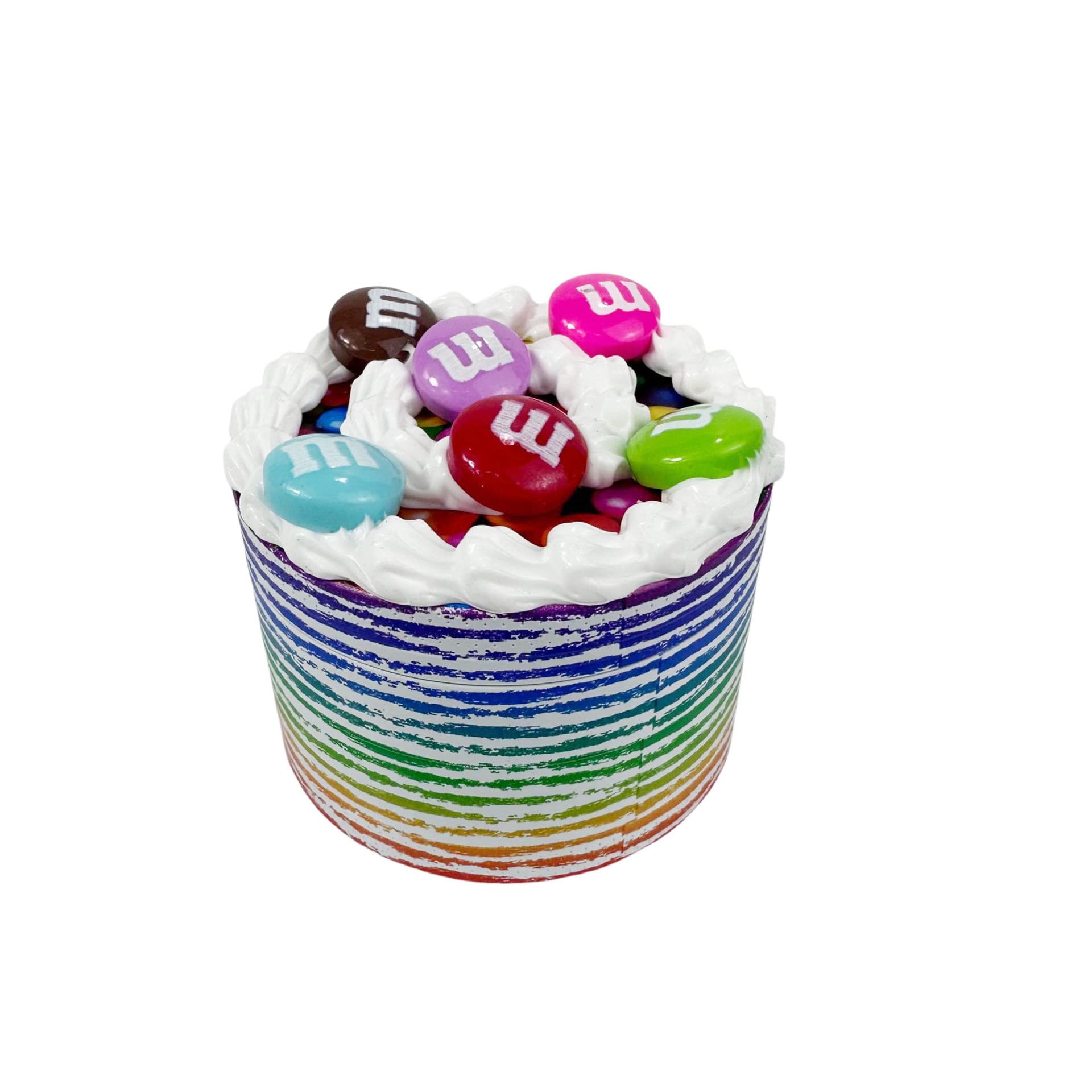 Zinc Alloy Birthday Cake Shape Smoke Eliminator Creative Household Tobacco Spice Grinder view 10