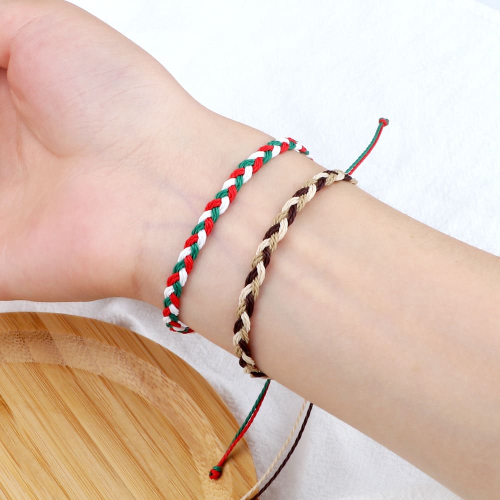 Women's Twist Weave Bracelet Dopamine Color view 45