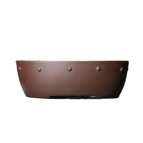 Purple Sand Flower Pot Oval Handmade view 8