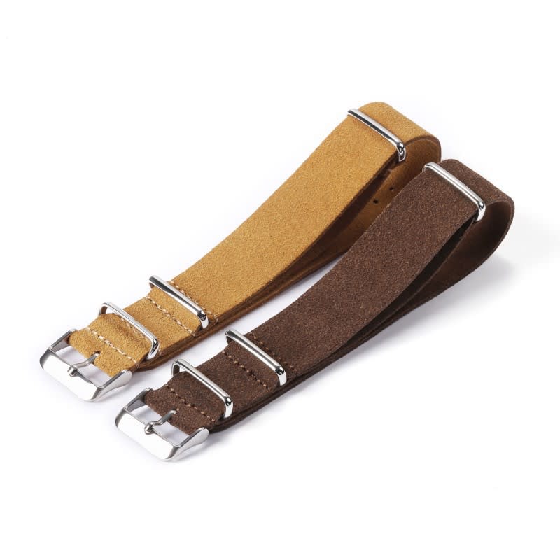 High Quality Soft Genuine Leather Velvet Strap Artistic Style view 7