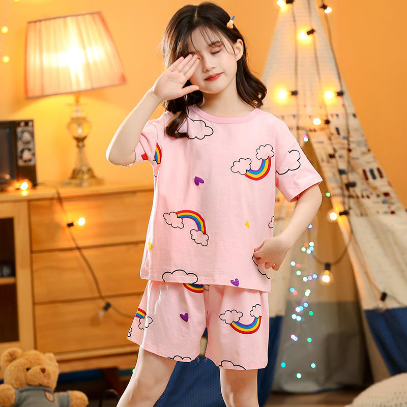 Children's Summer Short-sleeved Suit Homewear view 4
