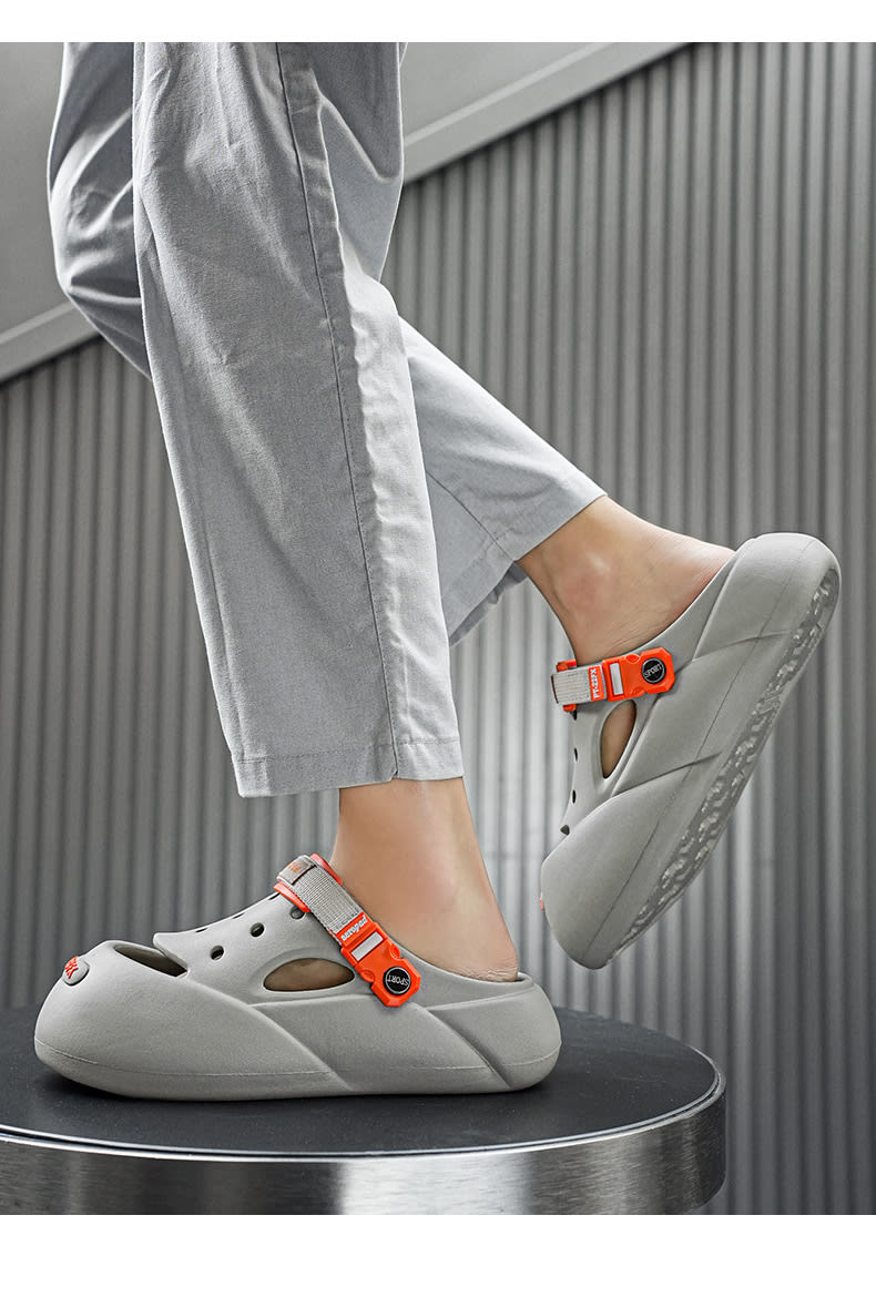Men's Outerwear Casual Trend Color Matching Slippers view 13