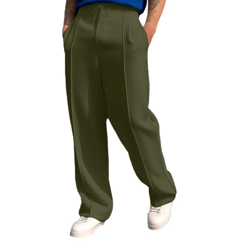 Men's Casual Drawstring Loose Track Pants view 11
