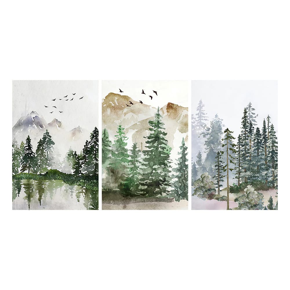 Three-piece Painting HD Inkjet Canvas Frameless Core view 15