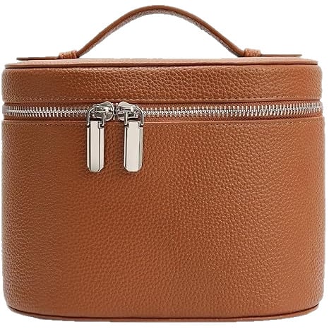 Elastic Band Leather Cosmetic Bag Large Capacity view 2