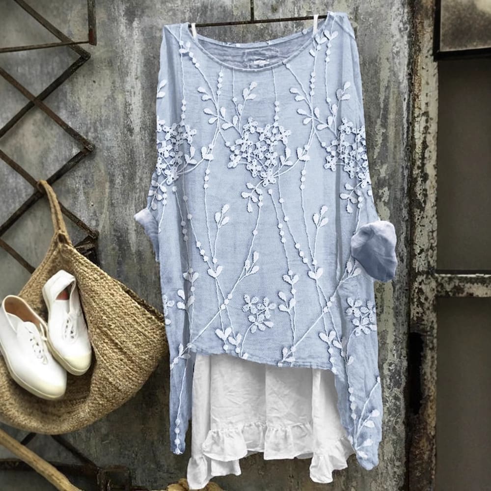 New Casual Long Sleeve Loose Printed Women's T-shirt view 2