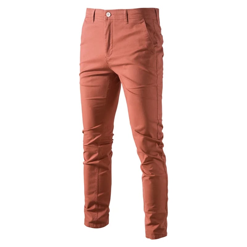 Men's Breathable Business Thickened Cotton Casual Pants view 3