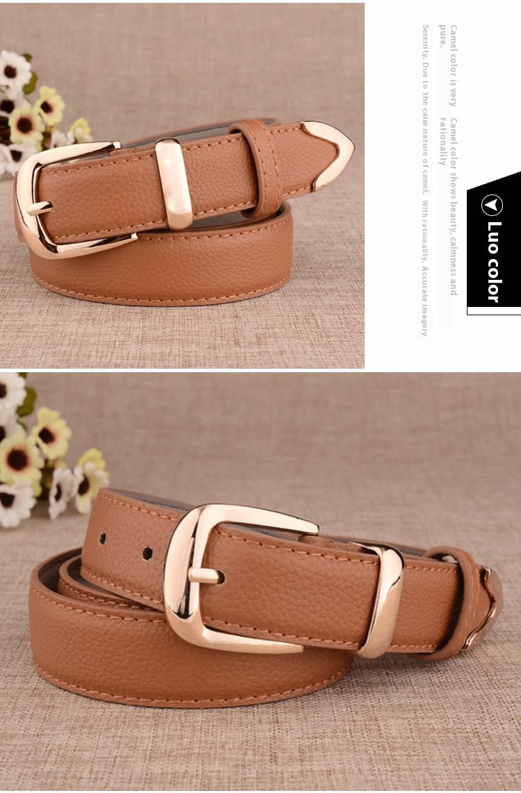 Women's Paint Alloy Buckle Pant Belt view 21