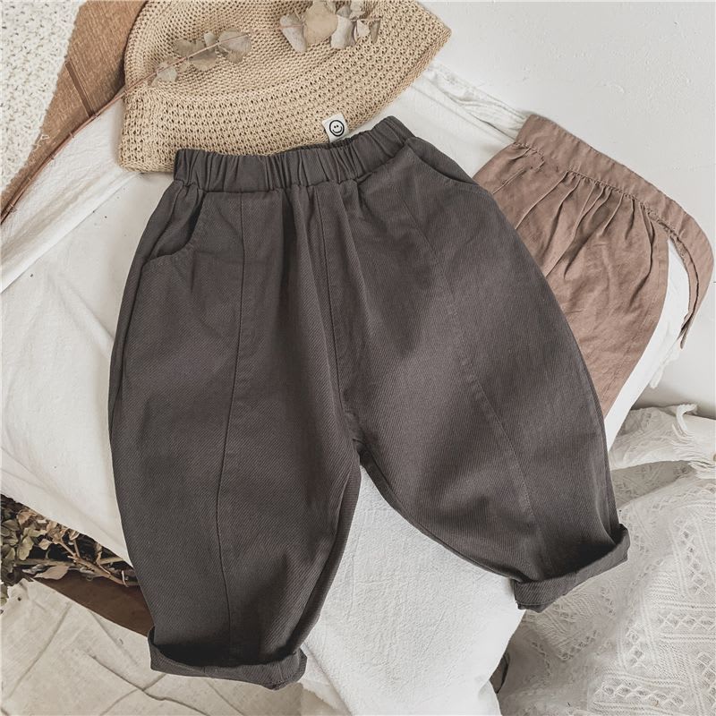 Children's Line-pressing Casual Pants Boys And Girls Baby Pants Spring And Autumn Clothing view 13