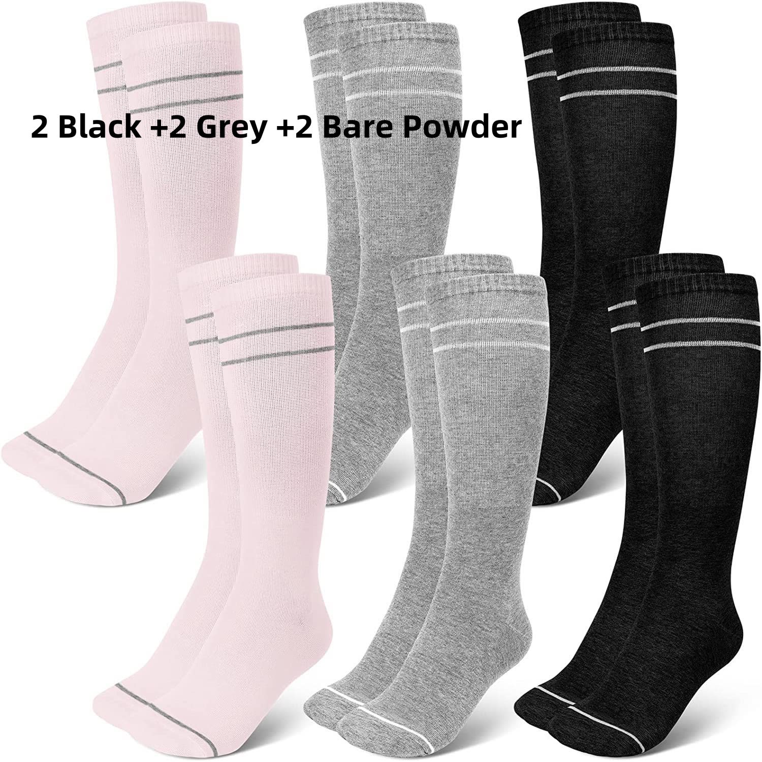 Pregnant Women Elastic Compression Mid-calf Calf Socks Female Skipping Rope Elastic Cycling view 20
