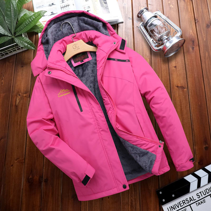 Men's Plus Size Loose Riding Windproof Mountaineering Cotton-padded Jacket view 5