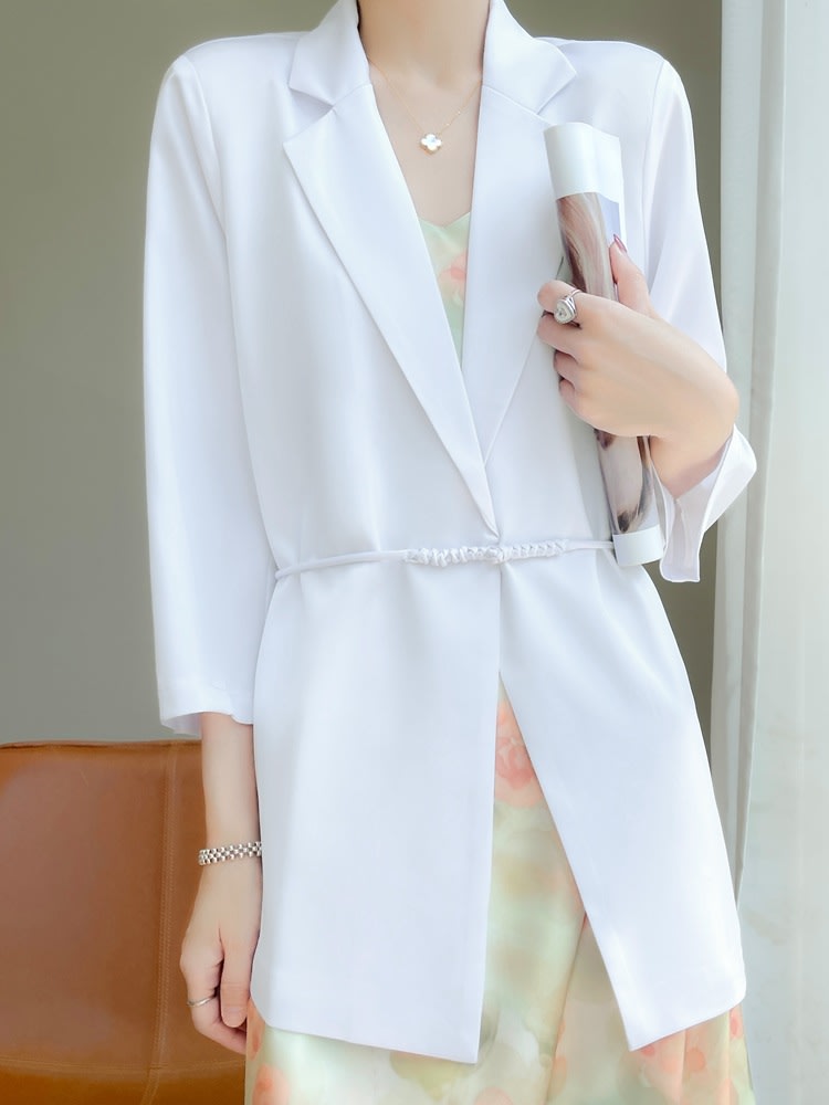 Spring And Summer V-neck Loose Suit Women view 7
