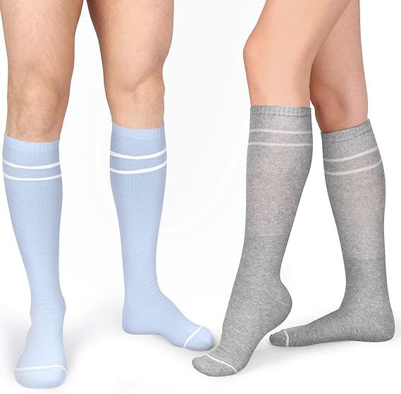 Pregnant Women Elastic Compression Mid-calf Calf Socks Female Skipping Rope Elastic Cycling view 3