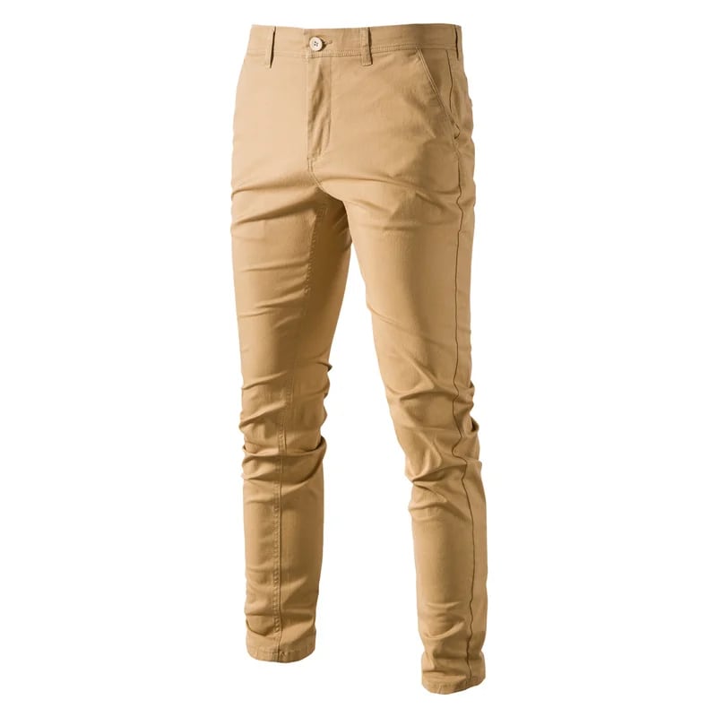 Men's Breathable Business Thickened Cotton Casual Pants view 10