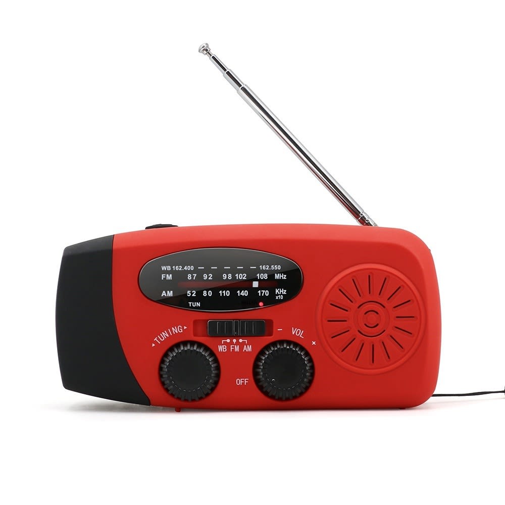 Multi Functional Solar Powered Portable Emergency Radio view 2