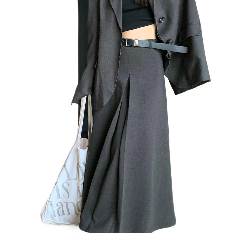 Thickened, Sanded Fabric Textured Skirt Autumn view 3