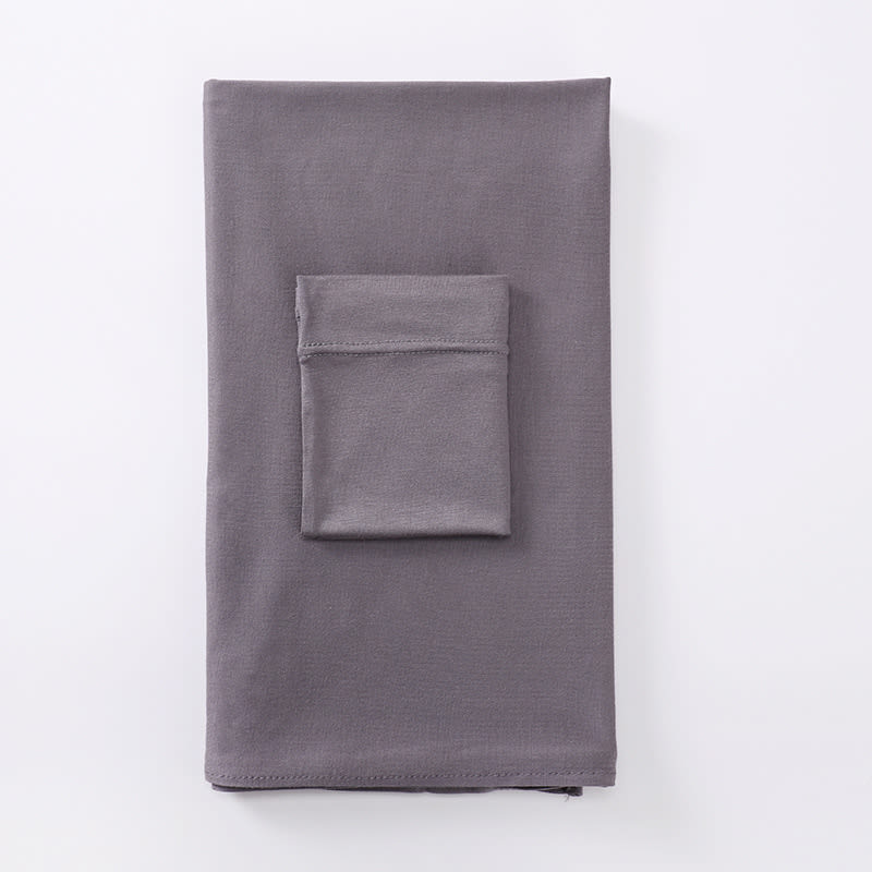 Women's Minimalist Modal Bottom Hat Integrated Scarf view 12