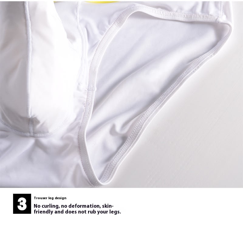 Sexy Three-dimensional Bullet Separation Bag Men's Underwear Panties Nylon Breathable Elastic Ice Silk Fabric view 22