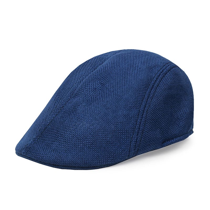 Cotton And Linen Beret Men's Retro Peaked Cap view 9