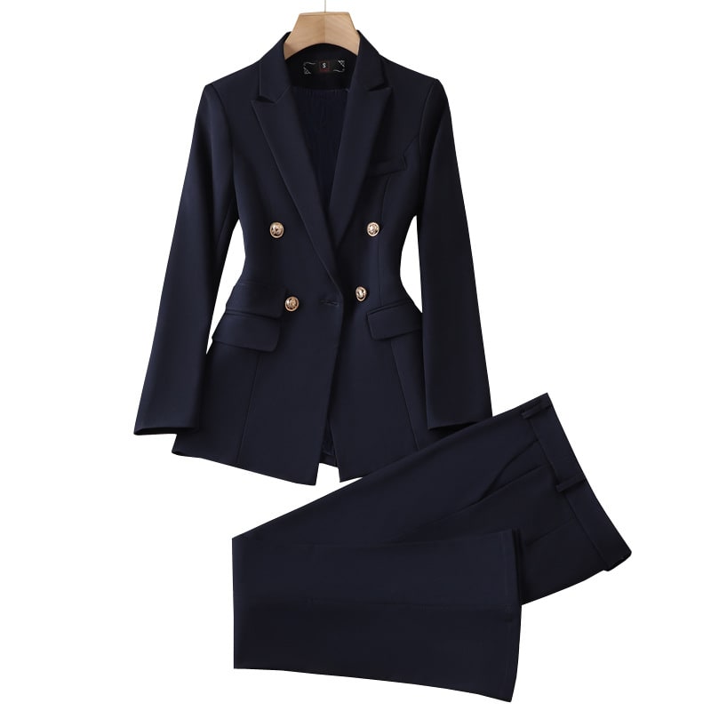 Women's Suit Jacket Bell-bottom Pants Business Suit view 2