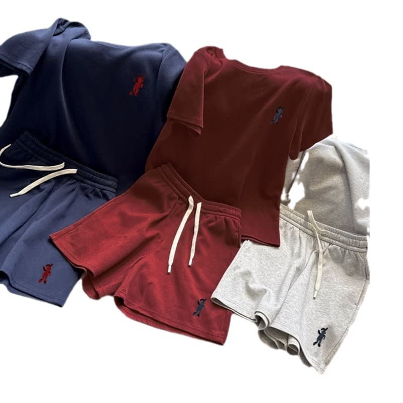 Women's Short-sleeved Clothes And Shorts Casual Running Clothes Two-piece Set view 6