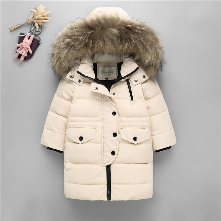 Children's Down Jacket Mid-length Thickened Coat view 5