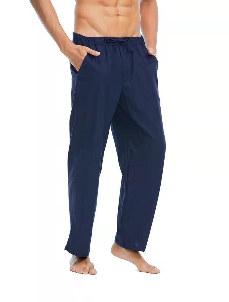 Casual Linen Cotton Trousers For Men view 9