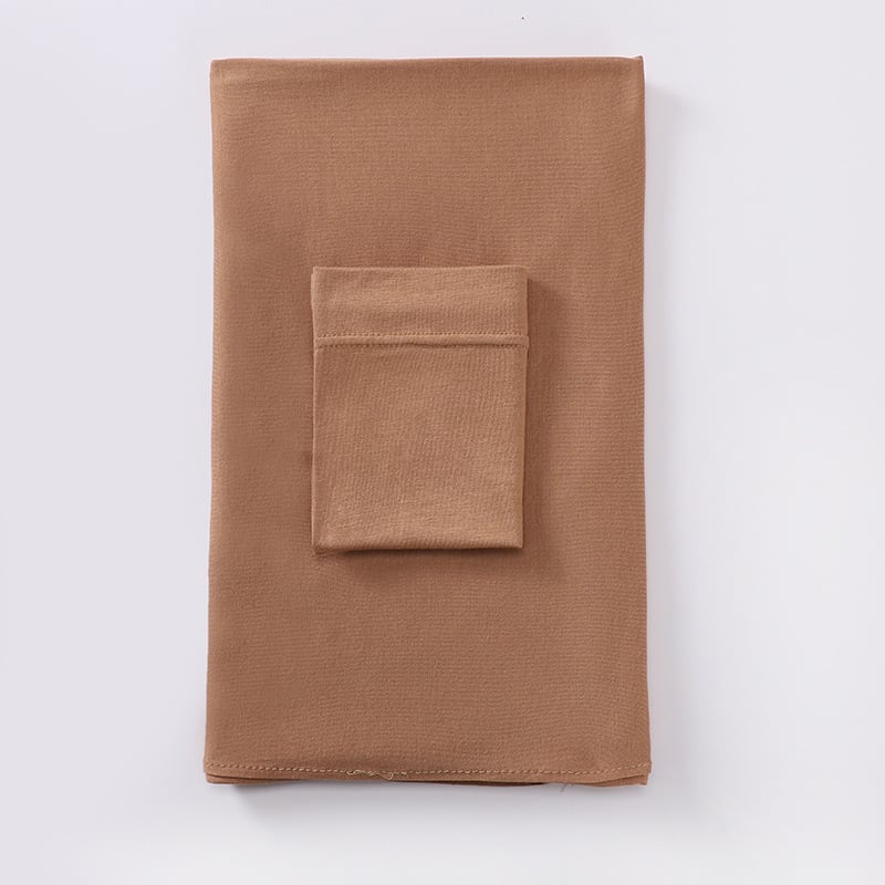 Women's Minimalist Modal Bottom Hat Integrated Scarf view 29
