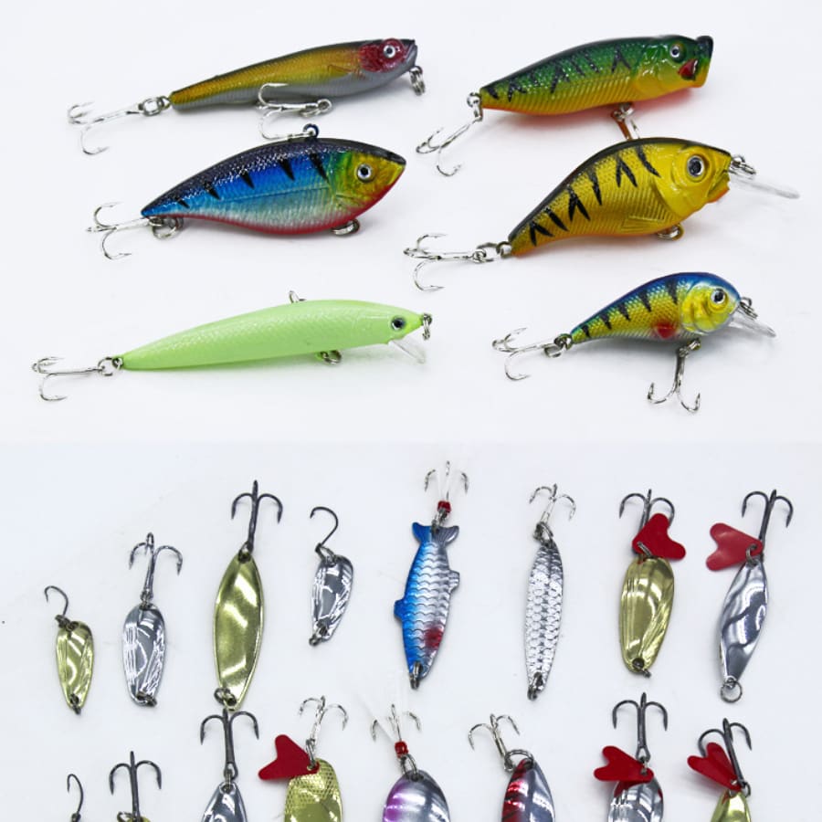 Lure Suit 132 Pieces Suit Multi-function Full Swimming Layer Lure Of Fishing Gear Soft Bait Fishhook view 7